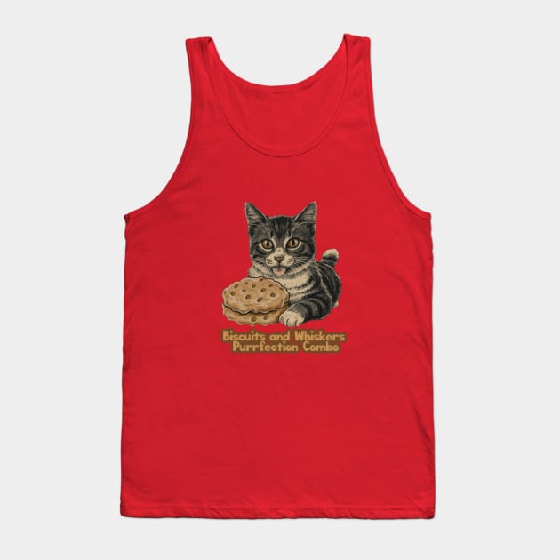 Biscuit And Whiskers Purfection Combo Tank Top by Aldrvnd